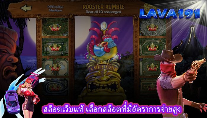 สล็อตเว็บแท้ เลือกสล็อตที่มีอัตราการจ่ายสูง