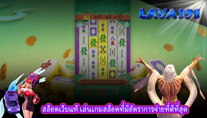 สล็อตเว็บแท้ เล่นเกมสล็อตที่มีอัตราการจ่ายที่ดีที่สุด