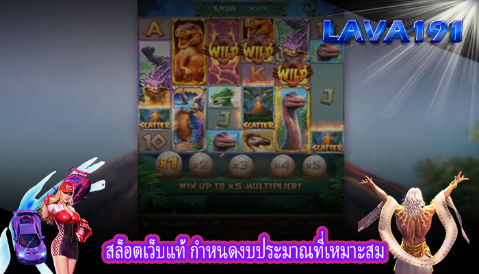 สล็อตเว็บแท้ กำหนดงบประมาณที่เหมาะสม