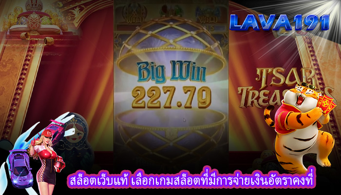 สล็อตเว็บแท้ เลือกเกมสล็อตที่มีการจ่ายเงินอัตราคงที่