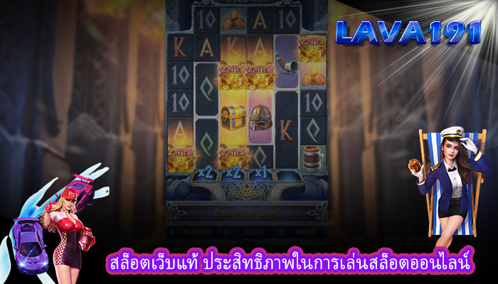 สล็อตเว็บแท้ ประสิทธิภาพในการเล่นสล็อตออนไลน์